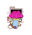 Marshmallow girl's diary（個別スタンプ：19）