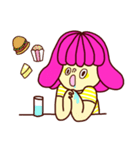 Marshmallow girl's diary（個別スタンプ：34）