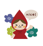 The Little Red Riding Hood（個別スタンプ：4）