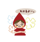 The Little Red Riding Hood（個別スタンプ：24）