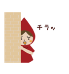 The Little Red Riding Hood（個別スタンプ：35）