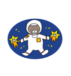 くま宇宙へいく（個別スタンプ：8）