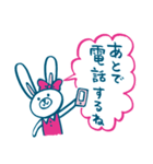 ふきだしウサギの、ちょこっと敬語（個別スタンプ：4）