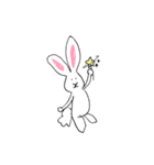 Sunday Rabbits（個別スタンプ：4）