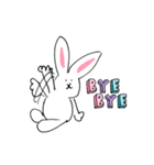 Sunday Rabbits（個別スタンプ：8）