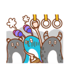 ウミとウシのラブラブ同棲生活（個別スタンプ：23）