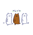 クマとクマパカ（個別スタンプ：5）