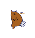 クマとクマパカ（個別スタンプ：35）