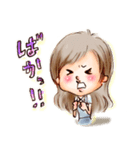恋するのの子の恋愛依存スタンプ。（個別スタンプ：34）