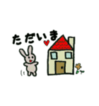 バイオリンうさぎ（個別スタンプ：34）