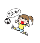 サッカーしてます（個別スタンプ：20）