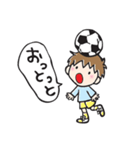 サッカーしてます（個別スタンプ：40）