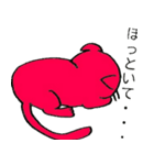赤猫ゴコロ（個別スタンプ：1）