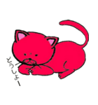 赤猫ゴコロ（個別スタンプ：34）