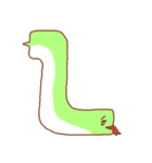 フキダシヘビ（個別スタンプ：4）