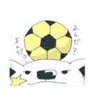 くましろさんがサッカー（個別スタンプ：40）