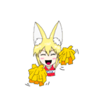 きつねみみおねえさん（個別スタンプ：26）