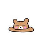 茶色の小さなくま（個別スタンプ：8）