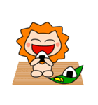 ライオンくんの愉快な生活（個別スタンプ：18）