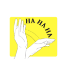 by hand（個別スタンプ：21）