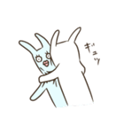 オラオラ系うさぎ先輩の「ちょ…まてよ」（個別スタンプ：11）