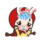 redhood bunny2（個別スタンプ：10）