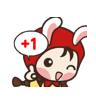 redhood bunny2（個別スタンプ：38）