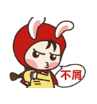 redhood bunny2（個別スタンプ：40）