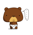 Muffin Kuma2(baby) : Bear chocolate.（個別スタンプ：1）