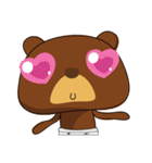 Muffin Kuma2(baby) : Bear chocolate.（個別スタンプ：6）