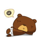 Muffin Kuma2(baby) : Bear chocolate.（個別スタンプ：8）