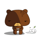 Muffin Kuma2(baby) : Bear chocolate.（個別スタンプ：9）