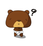 Muffin Kuma2(baby) : Bear chocolate.（個別スタンプ：10）