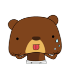 Muffin Kuma2(baby) : Bear chocolate.（個別スタンプ：12）
