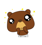 Muffin Kuma2(baby) : Bear chocolate.（個別スタンプ：13）