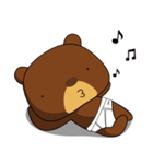 Muffin Kuma2(baby) : Bear chocolate.（個別スタンプ：19）