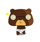Muffin Kuma2(baby) : Bear chocolate.（個別スタンプ：24）