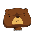 Muffin Kuma2(baby) : Bear chocolate.（個別スタンプ：25）