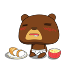 Muffin Kuma2(baby) : Bear chocolate.（個別スタンプ：26）