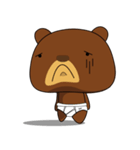 Muffin Kuma2(baby) : Bear chocolate.（個別スタンプ：27）