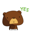 Muffin Kuma2(baby) : Bear chocolate.（個別スタンプ：28）