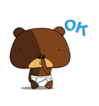 Muffin Kuma2(baby) : Bear chocolate.（個別スタンプ：30）