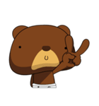 Muffin Kuma2(baby) : Bear chocolate.（個別スタンプ：35）