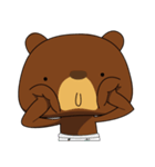 Muffin Kuma2(baby) : Bear chocolate.（個別スタンプ：40）