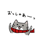 ぽちゃ猫サポーター生活（個別スタンプ：25）
