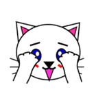 3匹のこねこ 1（文字なし)シロ・トラ・クロ（個別スタンプ：10）