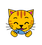 3匹のこねこ 1（文字なし)シロ・トラ・クロ（個別スタンプ：16）