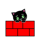 3匹のこねこ 1（文字なし)シロ・トラ・クロ（個別スタンプ：19）