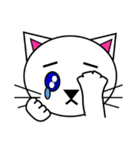 3匹のこねこ 1（文字なし)シロ・トラ・クロ（個別スタンプ：27）