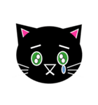 3匹のこねこ 1（文字なし)シロ・トラ・クロ（個別スタンプ：28）